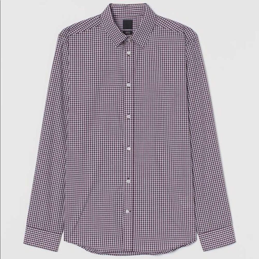 H&M Black and Red dress shirt
